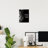 Poster La Discipline Est La Liberté Ultra Étroite Tête De (Bureau à domicile)