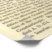 Poster La dissolution de l'Empire occidental 476 ap. (Coin)