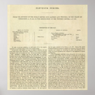 Poster La dissolution de l'Empire occidental 476 ap.