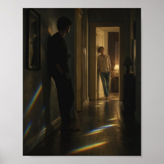 Poster La distance entre les portes | Projet d'art gay