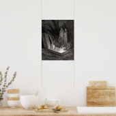 Poster La Divine Comédie Gustave Dore Dante Woodcut illus (Cuisine)