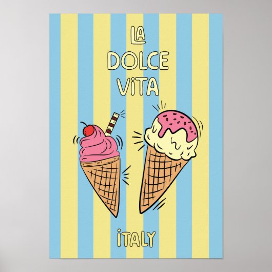 Poster La dolce vita (Devant)