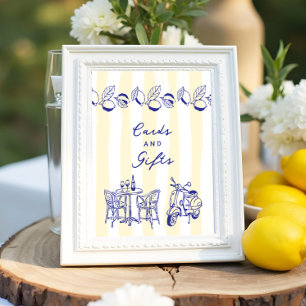 Poster "La Dolce Vita" Cartes de Fête des mariées et Cade