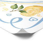 Poster La Dolce Vita Italienne Citron Fête des mariées Bi (Coin)