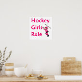 Poster La domination des filles de hockey (Cuisine)