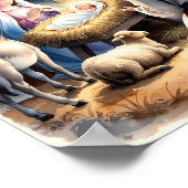 Poster La douce Nativité Christian Wall Art (Coin)