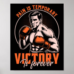 Poster La Douleur Est Une Victoire Temporaire Est Pour To