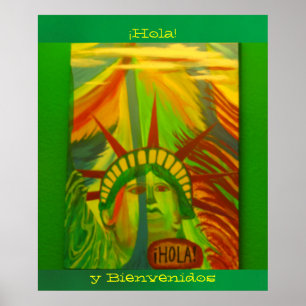 Póster - La Estatua de la Libertad - Hell Hola Poster