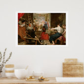 Poster La fable d'Arachne, ou Les Spinners, c.1657 (huile (Cuisine)