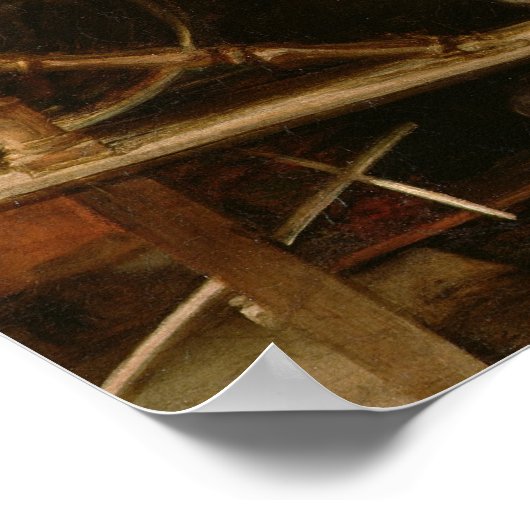 Poster La fable d'Arachne, ou Les Spinners, c.1657 (huile (Coin)