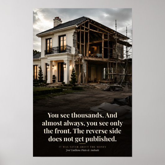 Poster La Face Cachée N'est Pas Publiée Art (Devant)