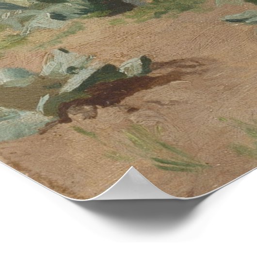 Poster La façon dont ils vivent par T. Anshutz Peinture V (Coin)