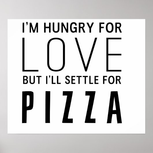 Poster La faim pour l'amour (Devant)