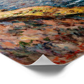 Poster La falaise d'Aval, Monet (Coin)