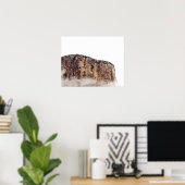 Poster La falaise de Sheer se lève au-dessus des nuages (Bureau à domicile)