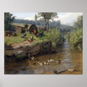 Poster La famille Carl Jutz Duck au Weir