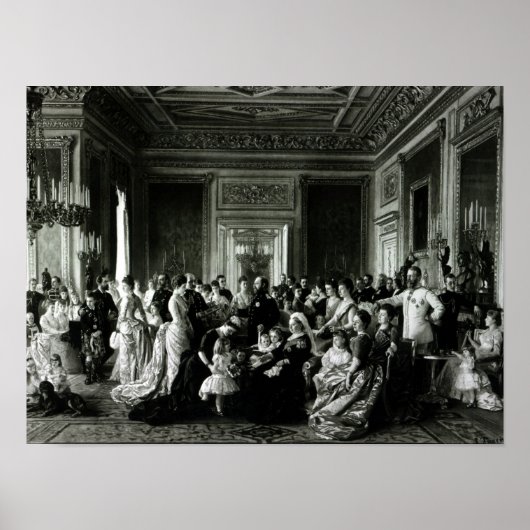 Poster La famille de la reine Victoria, 1887 (Devant)