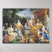 Poster La Famille de Louis XIV 1670 2 (Devant)