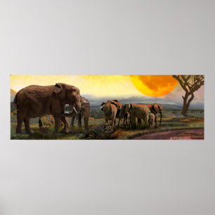 Poster La famille des éléphants "Les liens qui font Crava