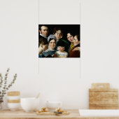 Poster La famille Dubufe en 1820 (Cuisine)