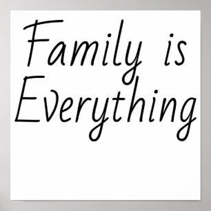 Poster La famille est tout