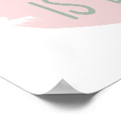 Poster La famille est tout Couleur Editable Brush Stroke (Coin)