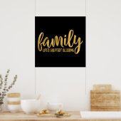 Poster La famille est une bénédiction (Cuisine)