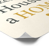 Poster La famille fait de cette maison une maison (Coin)