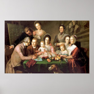 Poster La famille Peale, par Charles Willson Peale