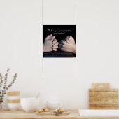 Poster La famille prie ensemble... (Cuisine)