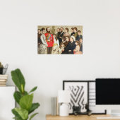 Poster La famille royale, 1880 (Bureau à domicile)