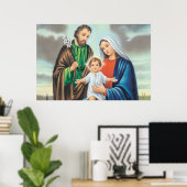 Poster La famille sainte (Bureau à domicile)