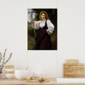 Poster La Faneuse par William-Adolphe Bouguereau (Cuisine)