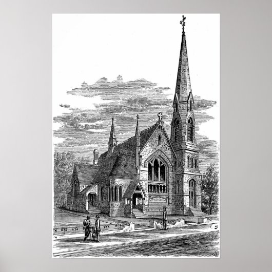 Poster La Farge - Église commémorative Channing (Devant)