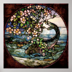 Poster La Farge - Le Poisson 1890