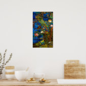 Poster La Farge - Paons (Cuisine)