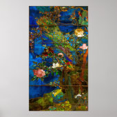 Poster La Farge - Peacocks (Devant)