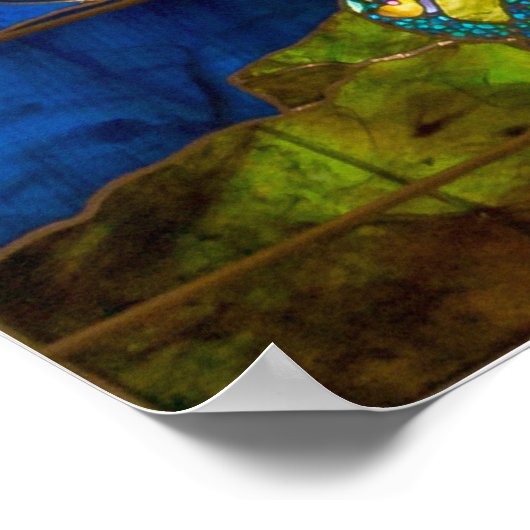 Poster La Farge - Peacocks (Coin)