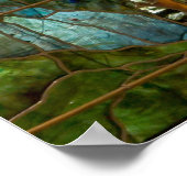 Poster La Farge - Peacocks Et Peonies (Coin)