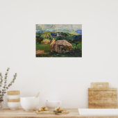 Poster La Farge - Tombe du chef 1890 (Cuisine)