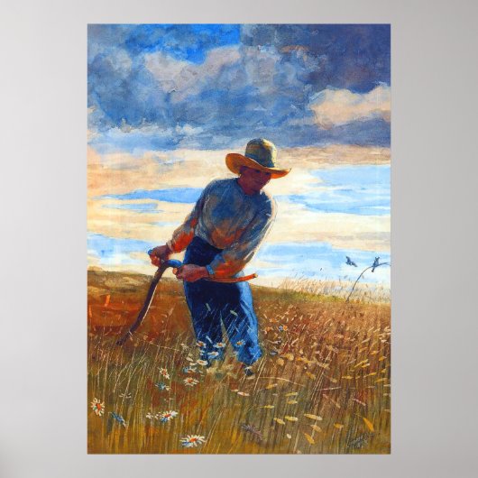 Poster La Faucheuse Winslow Homer 1878 (Devant)