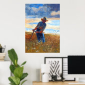 Poster La Faucheuse Winslow Homer 1878 (Bureau à domicile)