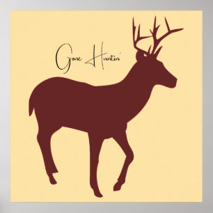 Poster La faune des cerfs de Huntin'