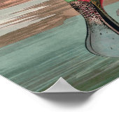 Poster La faune des oiseaux d'Audubon de Spoonbill Roseat (Coin)