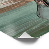 Poster La faune des oiseaux d'Audubon de Spoonbill Roseat (Coin)