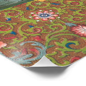 Poster La faune des oiseaux d'Audubon de Spoonbill Roseat (Coin)