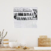 Poster La Fausse procession solennelle (Cuisine)