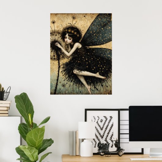 Poster La fée de Dandylion (Bureau à domicile)