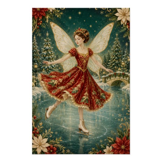 Poster La Fée de Glace de Noël (Devant)