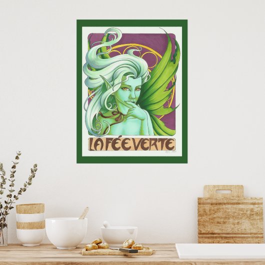 Poster La Fée Verte (Cuisine)
